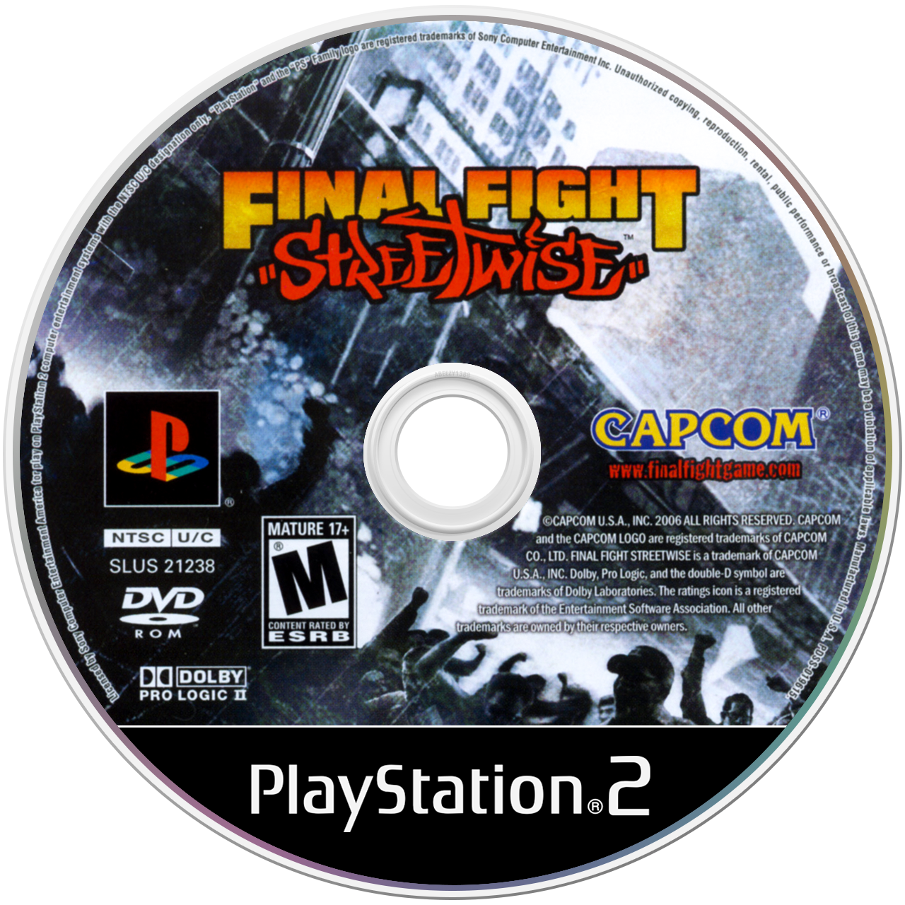 Final Fight: Streetwise media 4 for Playstation 2